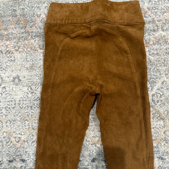 OFF TRACK leather suede leggings size M run small!!! - Picture 3 of 12